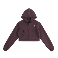 Arc Angel Cropped Zip-Up Hoodie