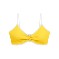 Arc Angel Ruched V-Neck Sports Bra