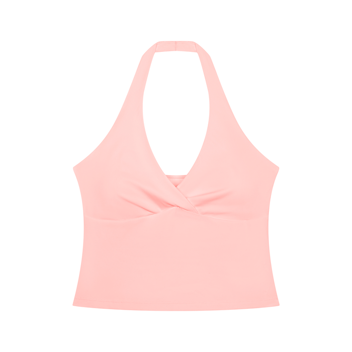 Arc Angel Ruched Halter Tank