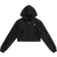 Arc Angel Cropped Zip-Up Hoodie