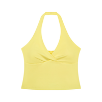 Arc Angel Ruched Halter Tank