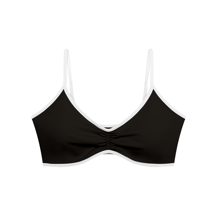 Arc Angel Ruched V-Neck Sports Bra